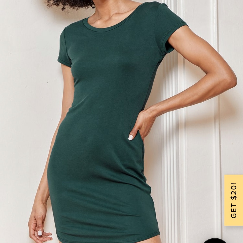 Lulus green mini dress